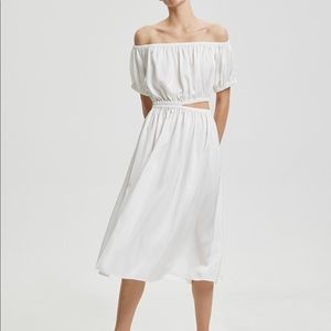 NEW WITH TAGS! Lattelier Asymmetric Cut-Out Waist Dress